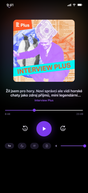 Přehrávač, který nepřekáží