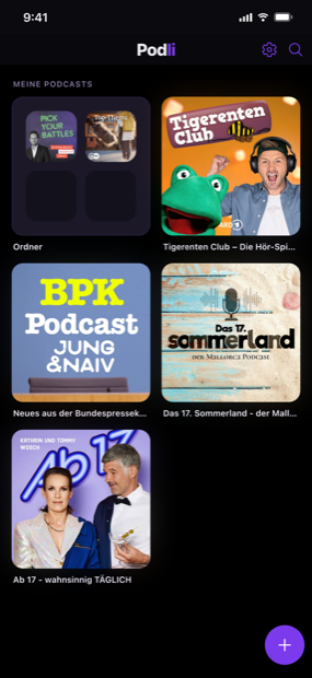 Deine Bibliothek auf einen Blick