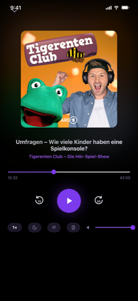 Ein Player, der sich zurücknimmt