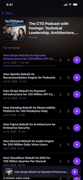 Every episode, clearly listed