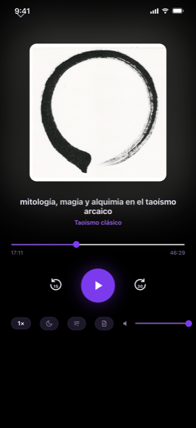 Un reproductor que no se interpone