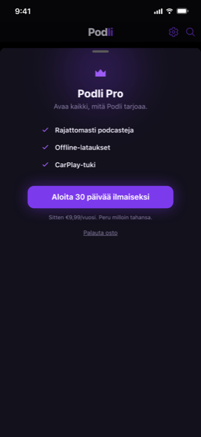 Yksinkertaista, rehellistä hinnoittelua