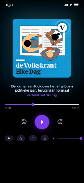 Een speler die niet in de weg zit