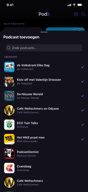 Vind je volgende favoriet