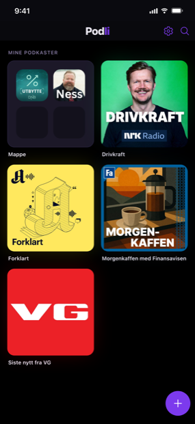 Biblioteket ditt med ett blikk